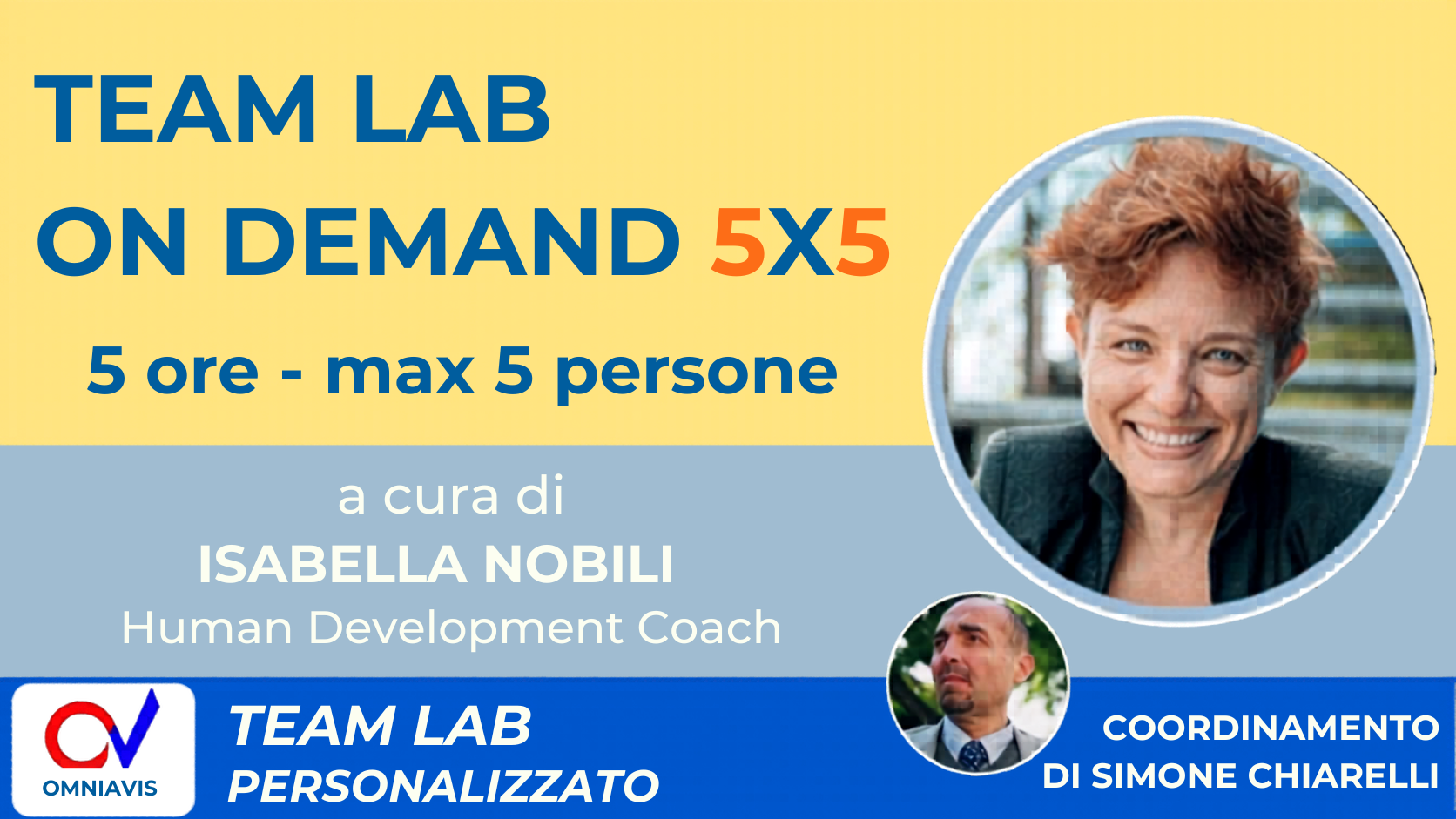 Lab on Demand 5×5: cinque ore, massimo cinque persone